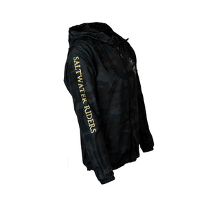 SWR Logo Black Camo Windbreaker